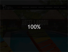 Tablet Screenshot of hotellagoon.com.mx